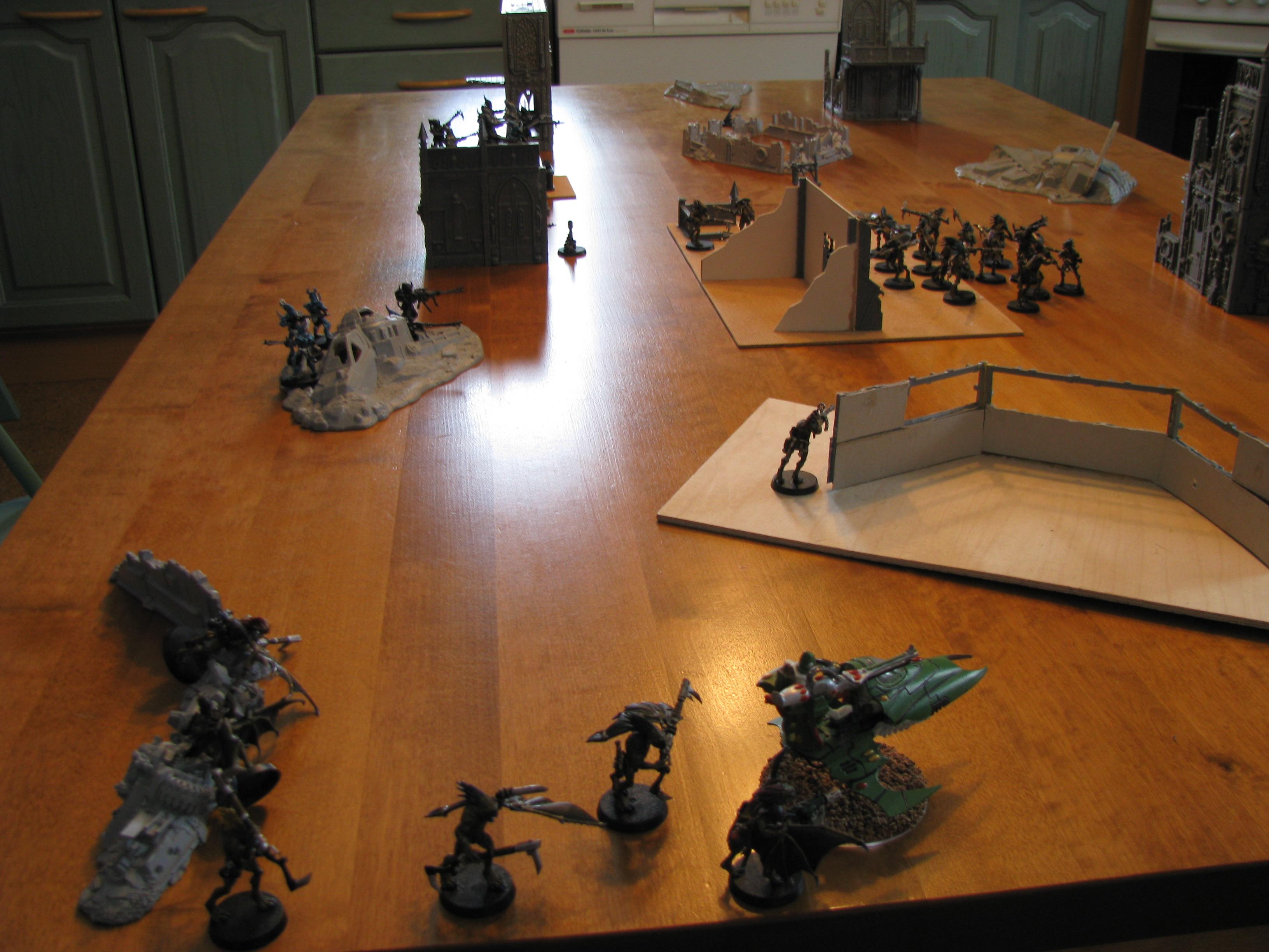 Battle Report, Dark Eldar, Kroot Mercenaries, Orks