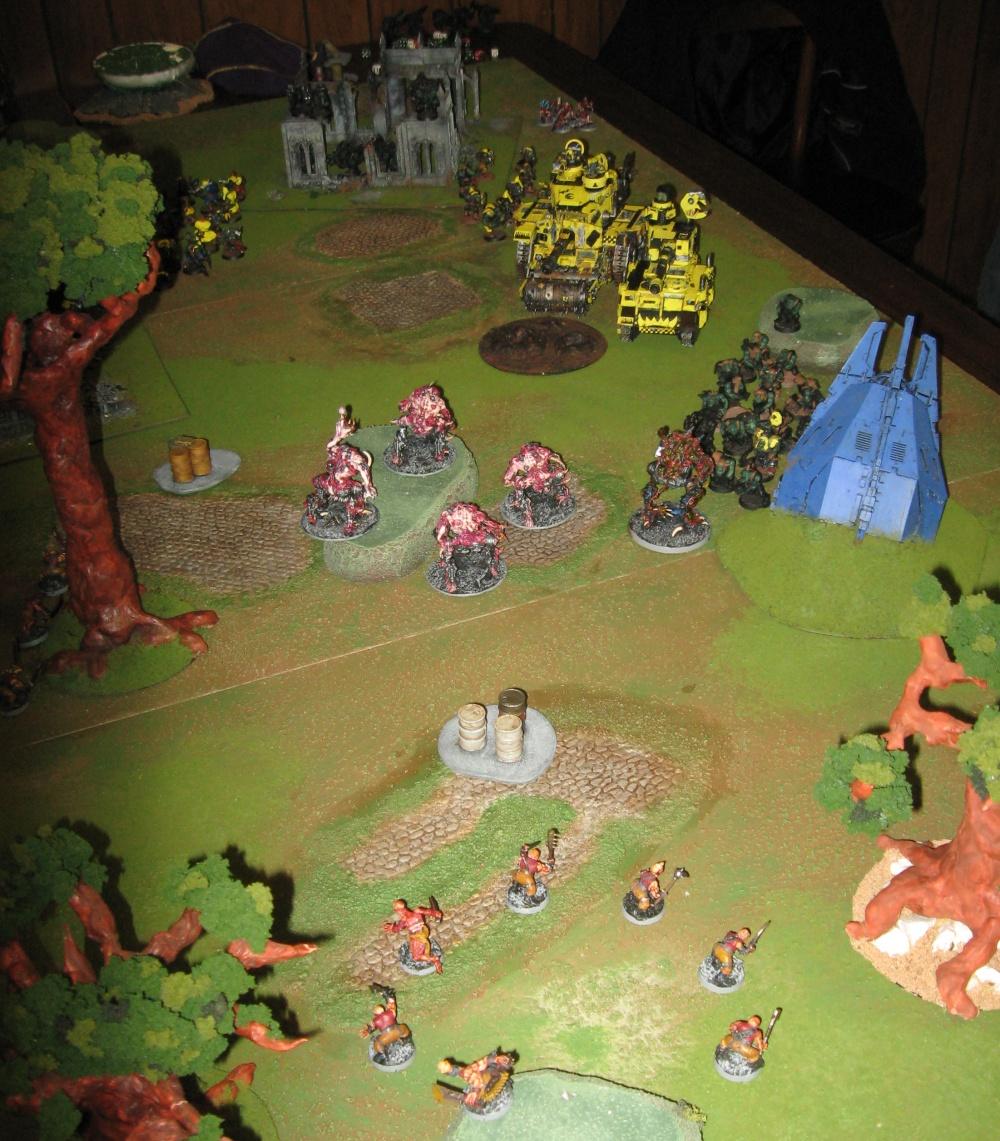 Battle Report, Daemons, Harrowed, Orks