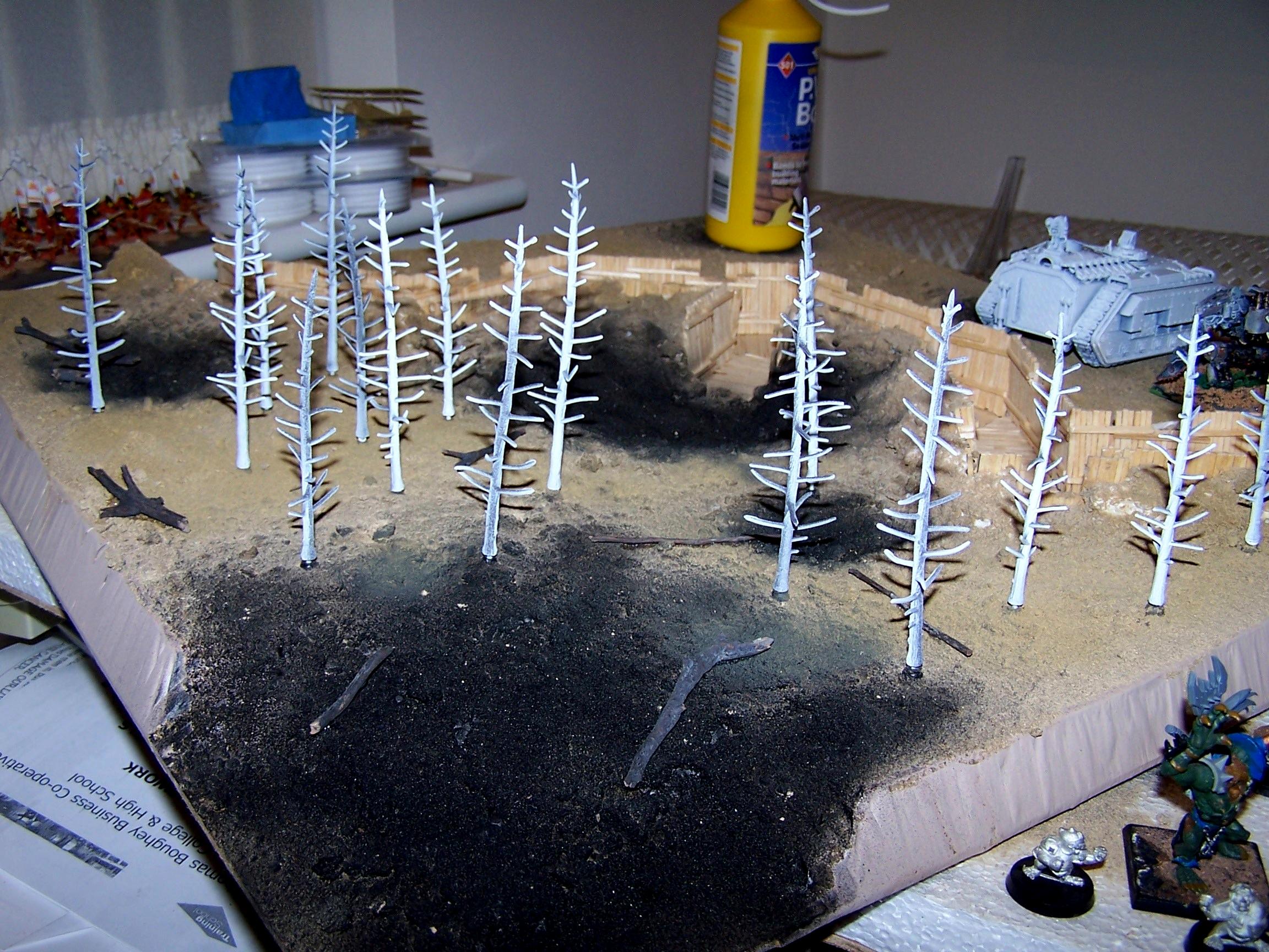 Armies On Parade, Battledield, Terrain, Trench, Wood, Work In Progress