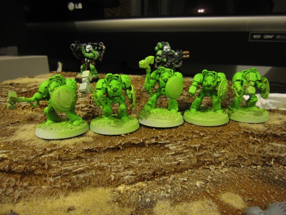 Badab War, Sons Of Medusa, Space Marines, Terminator Armor, Warhammer 40,000, Work In Progress