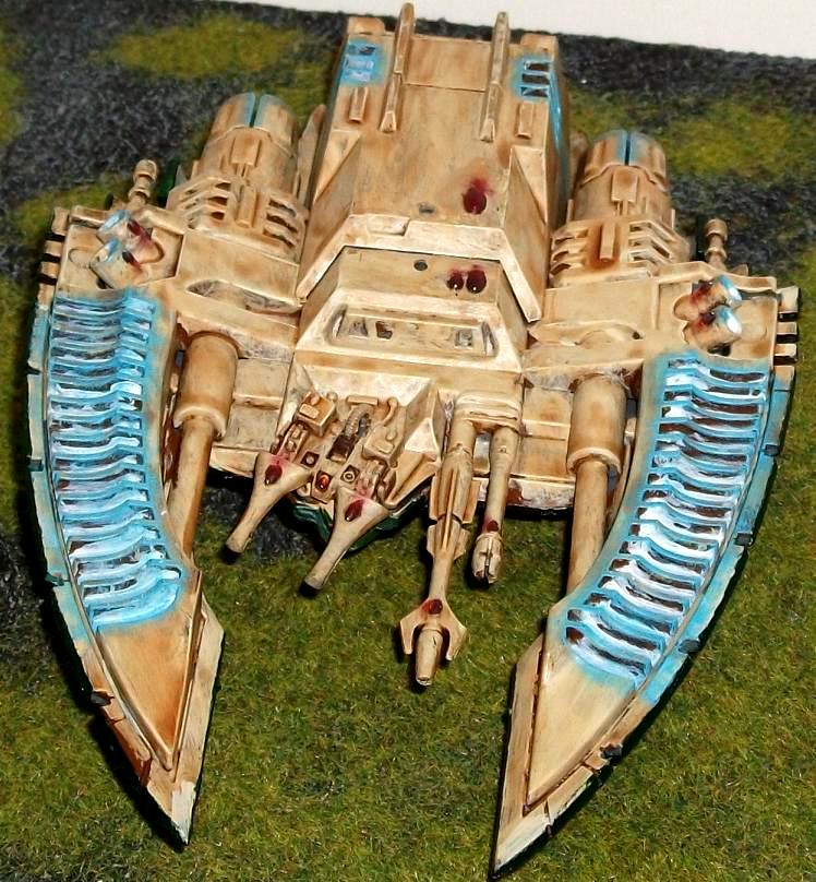 Eldar, Ink Wash, Plasma Glow, Wahammer 40k, Wave Serpent
