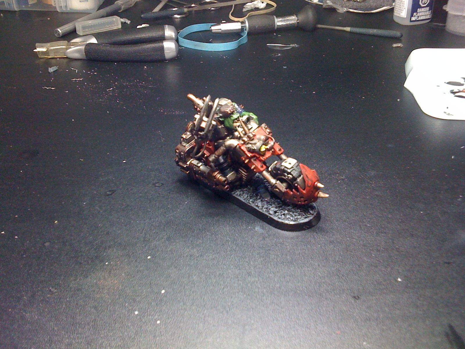 Bike, Nob, Orks, Warhammer 40,000, Warhammer Fantasy