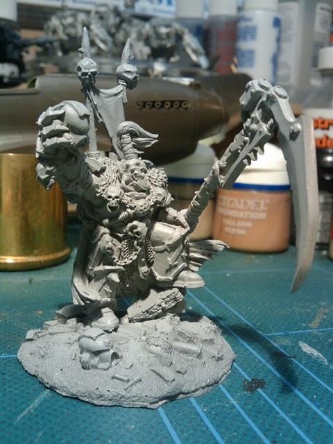 Chaos Lord, Khorne, Work In Progress