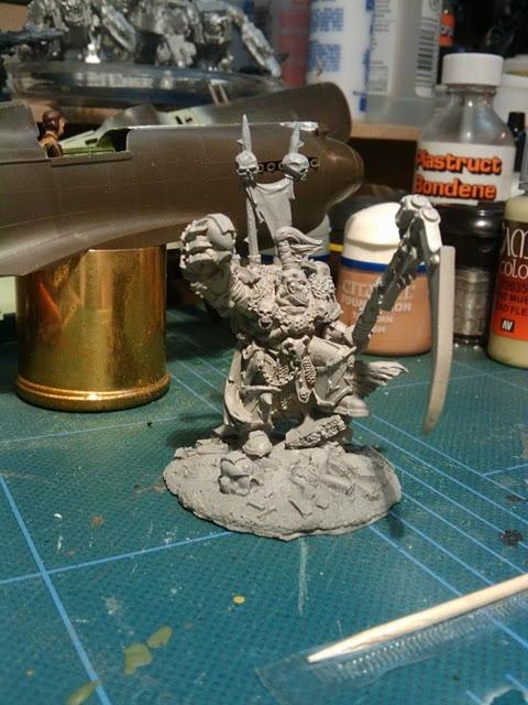 Chaos Lord, Khorne, Work In Progress