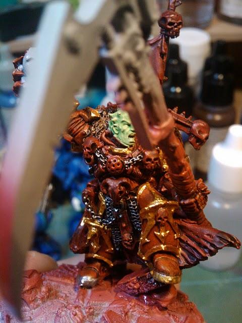 Chaos Lord, Khorne, Work In Progress