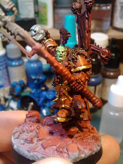 Chaos Lord, Khorne, Work In Progress