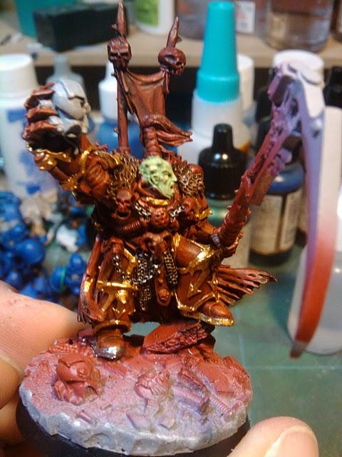 Chaos Lord, Khorne, Work In Progress