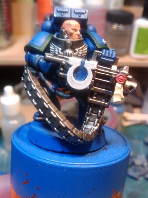 Heavy Bolter, Space Marines, Ultramarines, Work In Progress