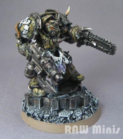 Chaos, Chaos Space Marines, Conversion, Nurgle, Painting, Terminator Armor, Warhammer 40,000
