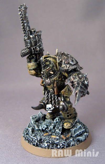 Chaos, Chaos Space Marines, Conversion, Nurgle, Painting, Terminator Armor, Warhammer 40,000