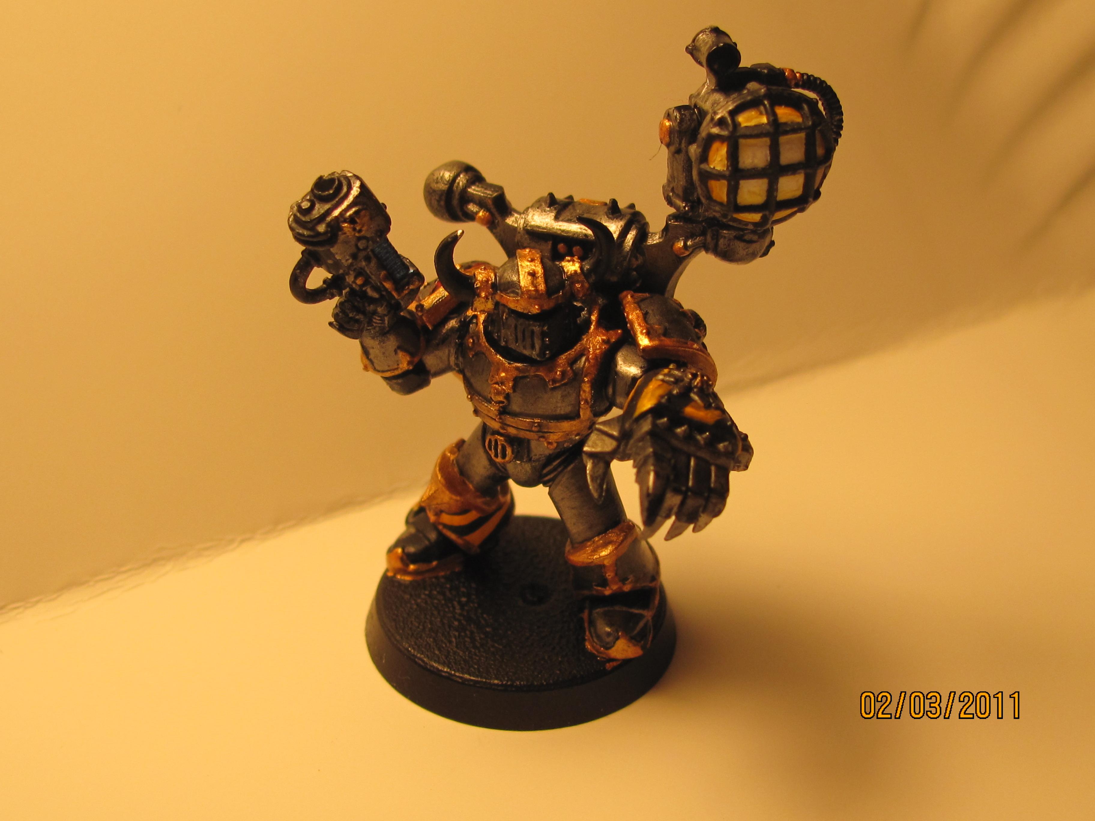 Champion, Chaos Space Marines, Iron Warriors, Warhammer 40,000