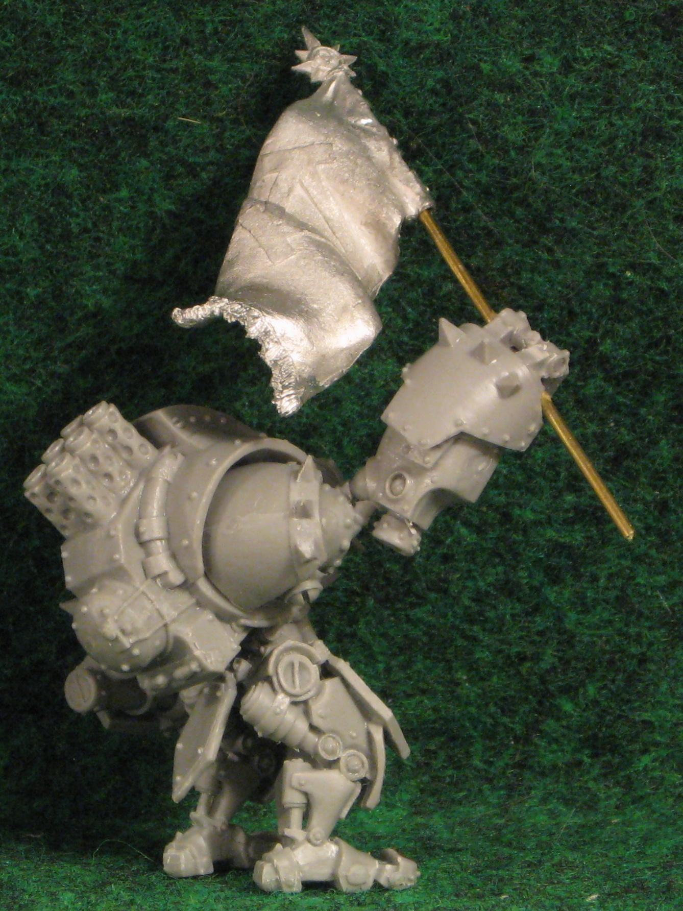 Banner, Conversion, Warjack, Warmachine, Work In Progress