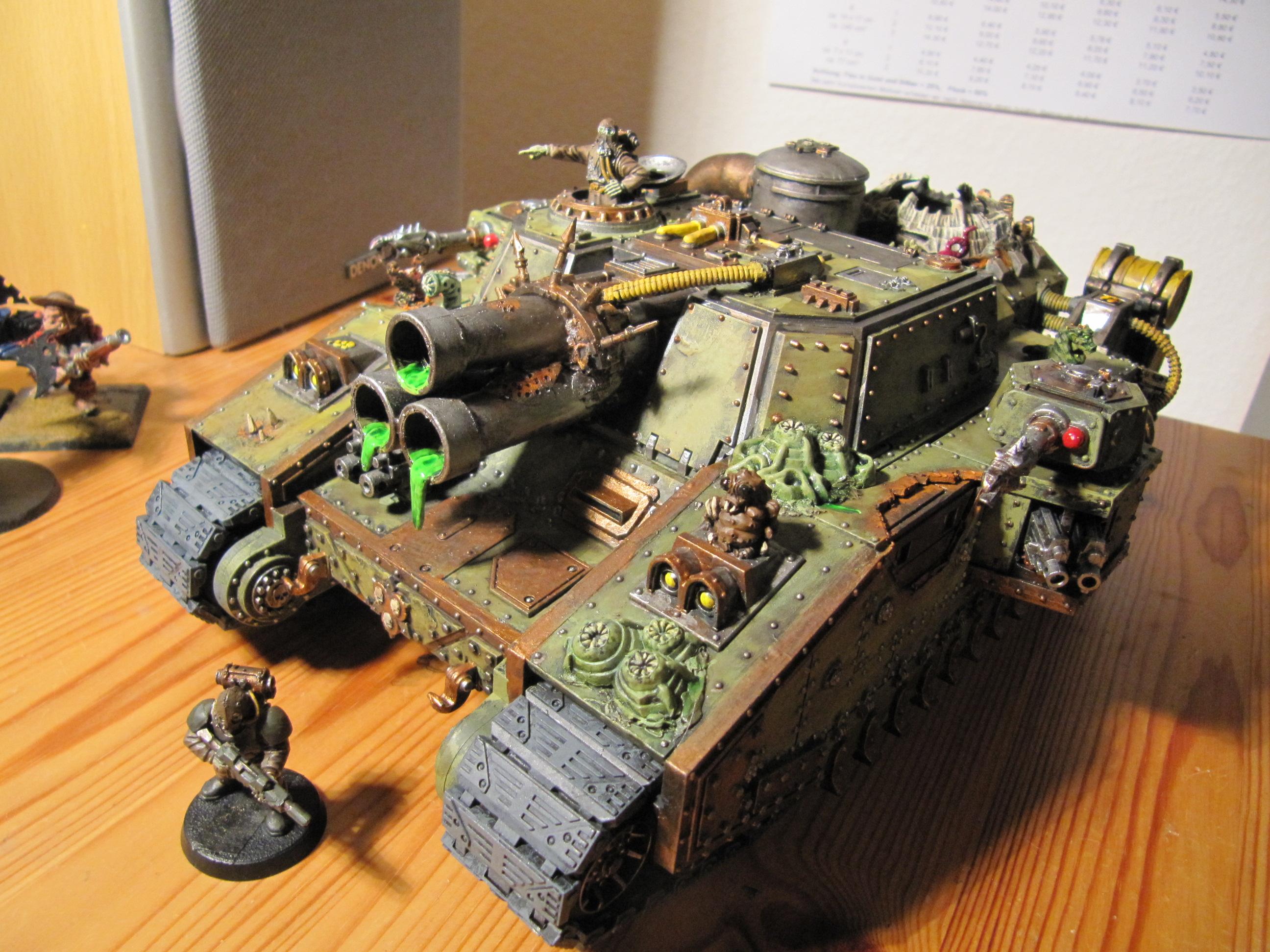 Baneblade, Lost And The Damned, Nurgle, Plaguereaper, Super-heavy