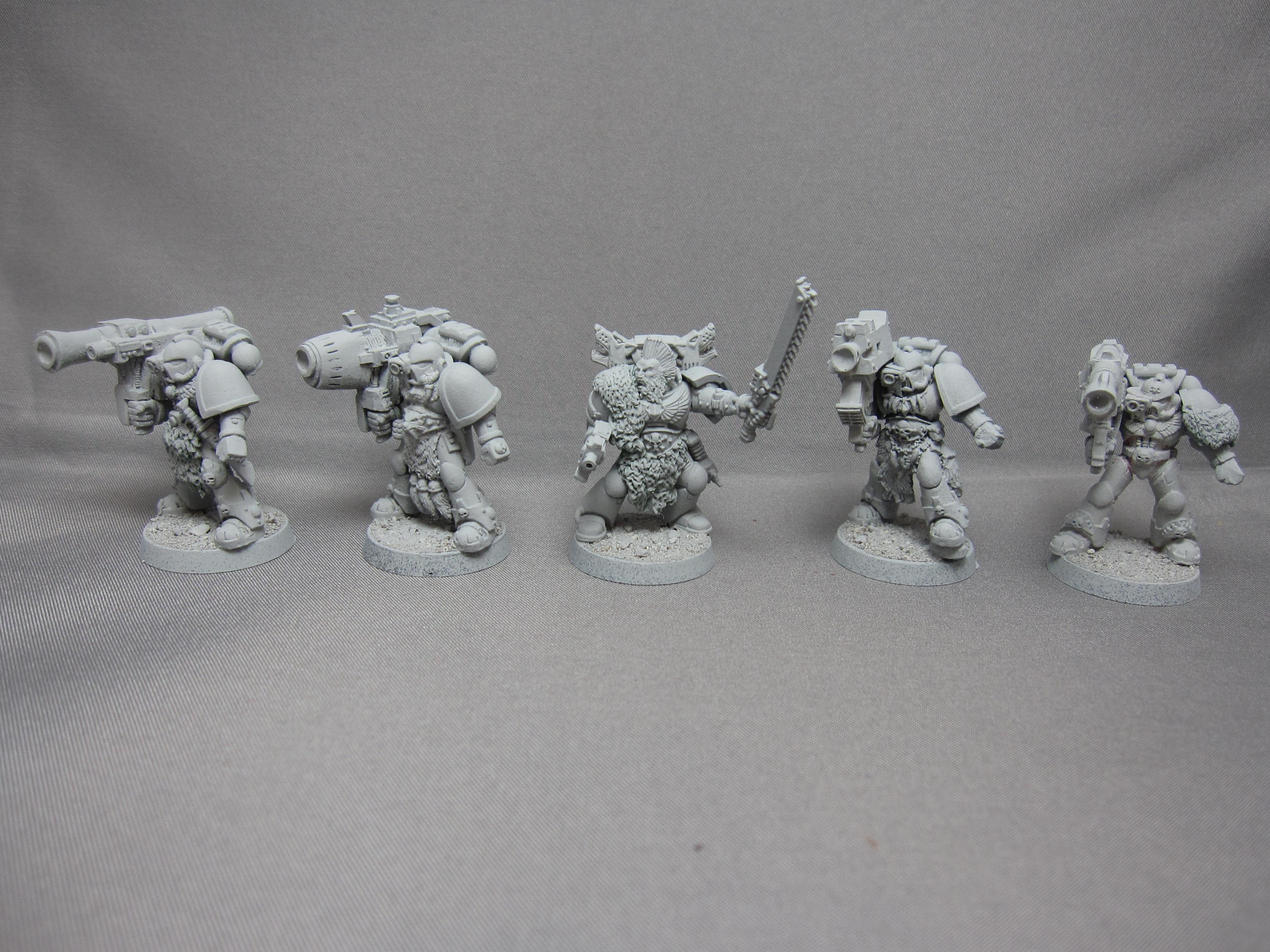 Space Marines, Space Wolves, Warhammer 40,000, Work In Progress