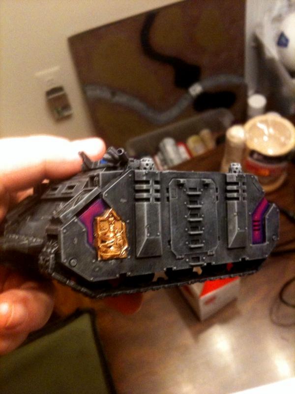 Black Tank, Purple Highlights, Sisters Of Battle