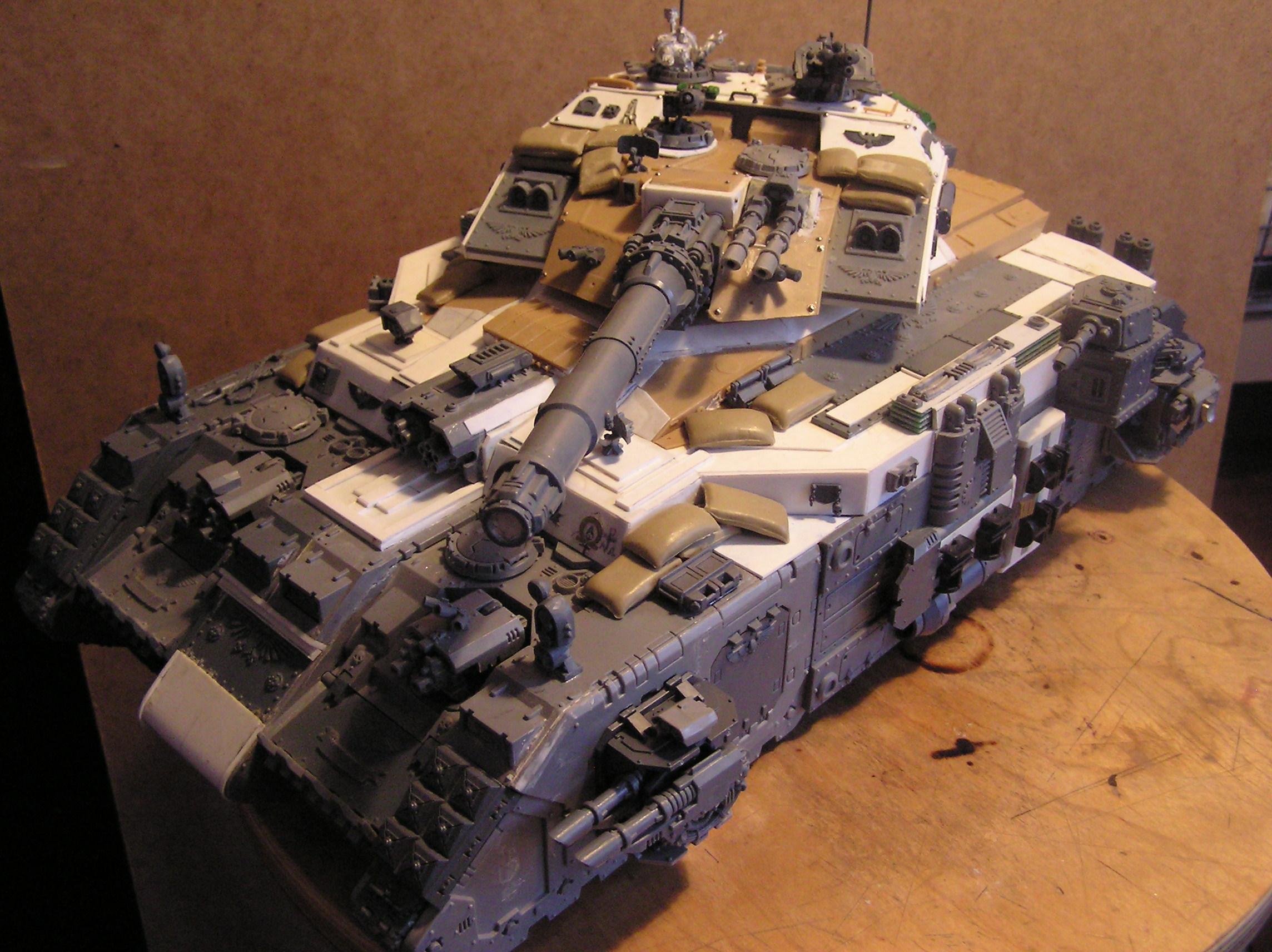 Baneblade, Chronus, Heavy Bolter, Kitbash, Land Raider, Lascannon, Space Marines, Sponsoown, Tank, Warhammer 40,000, Work In Progress