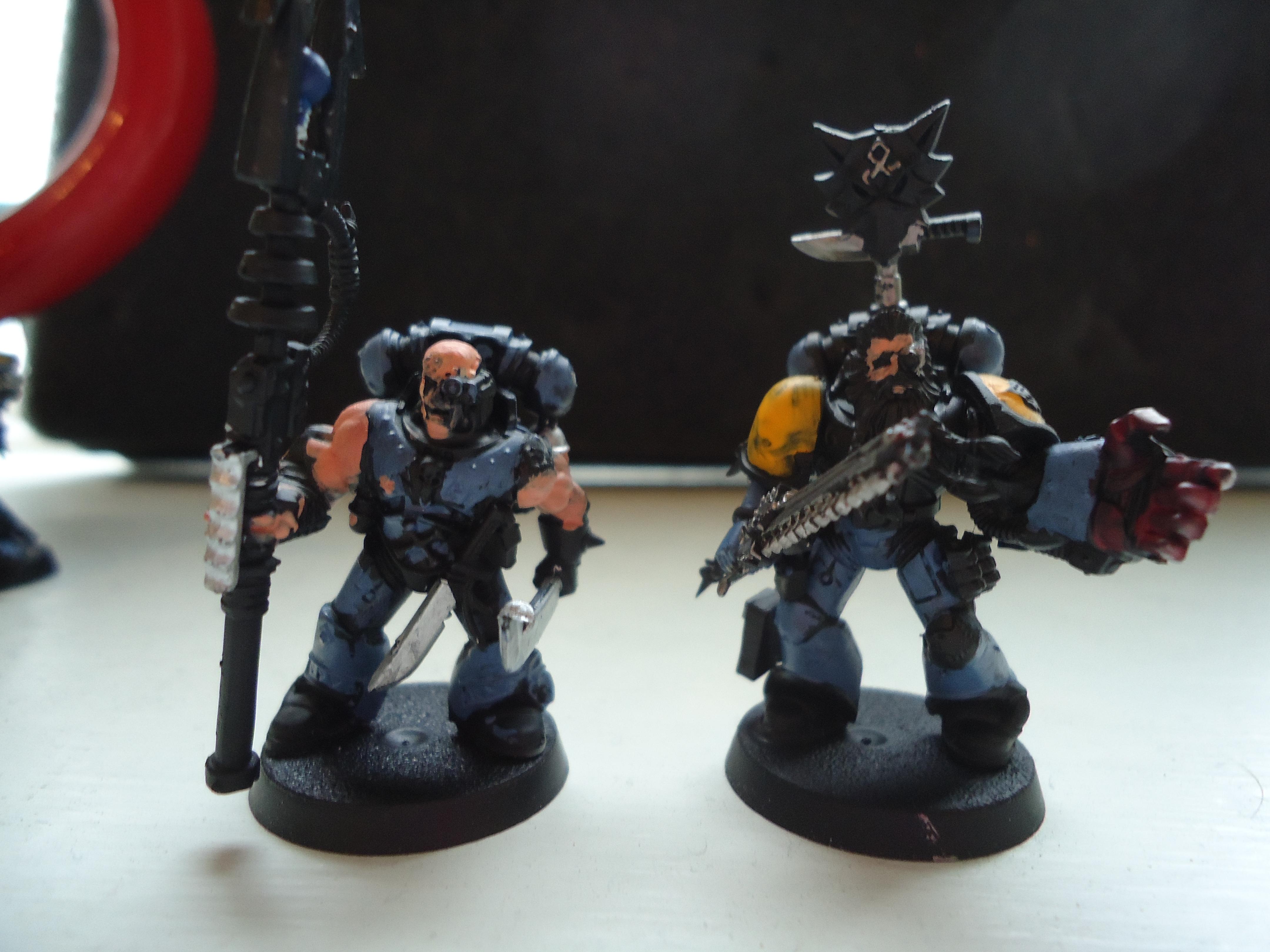 My Wolf Lord and a Space Wolf, luckily, crimsonfist832, my brother as I've said has built me a new Wolf Lord even better
