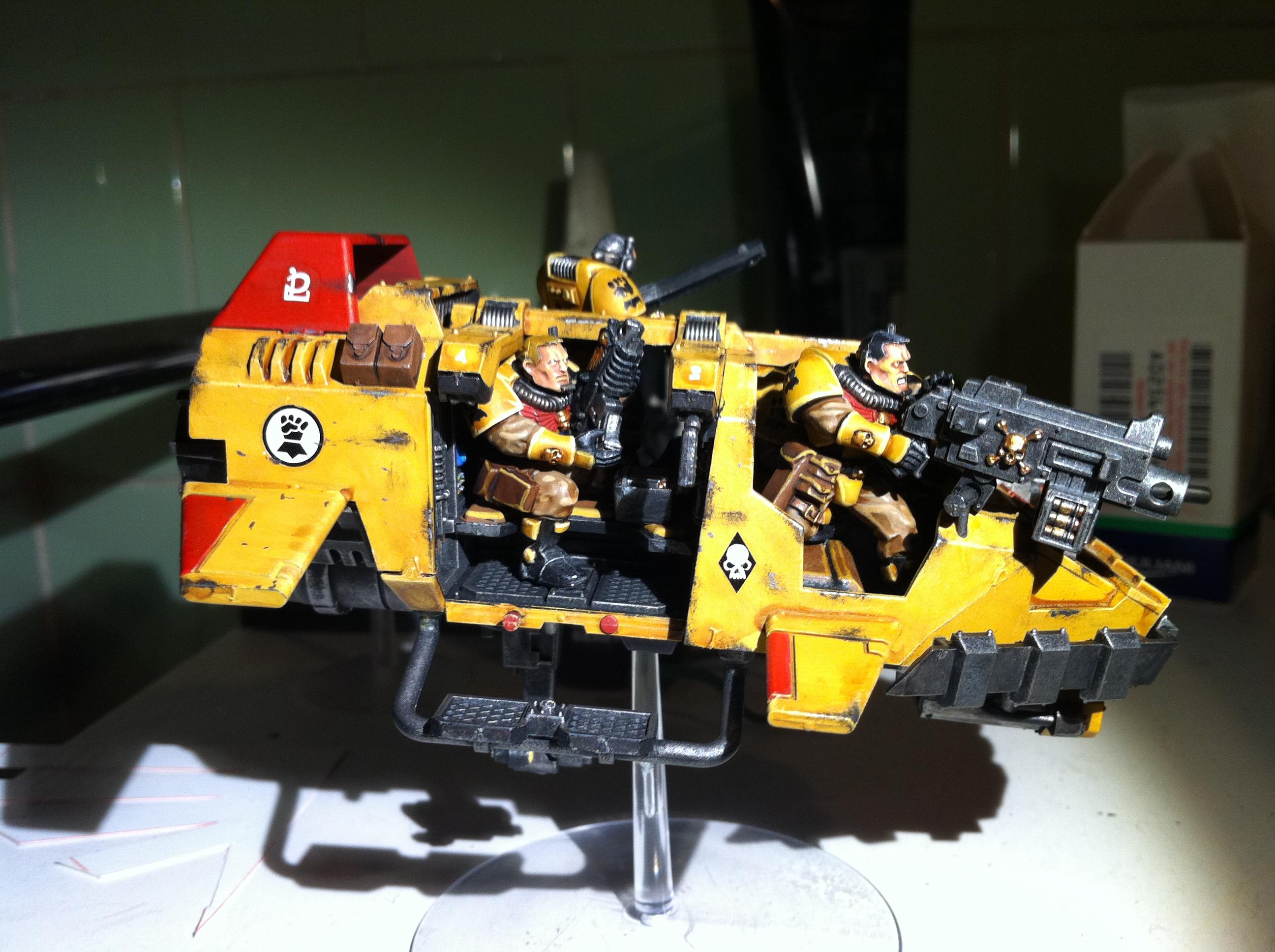Imperial Fists, Land Speeder, Land Speeder Storm, Scouts, Space Marines