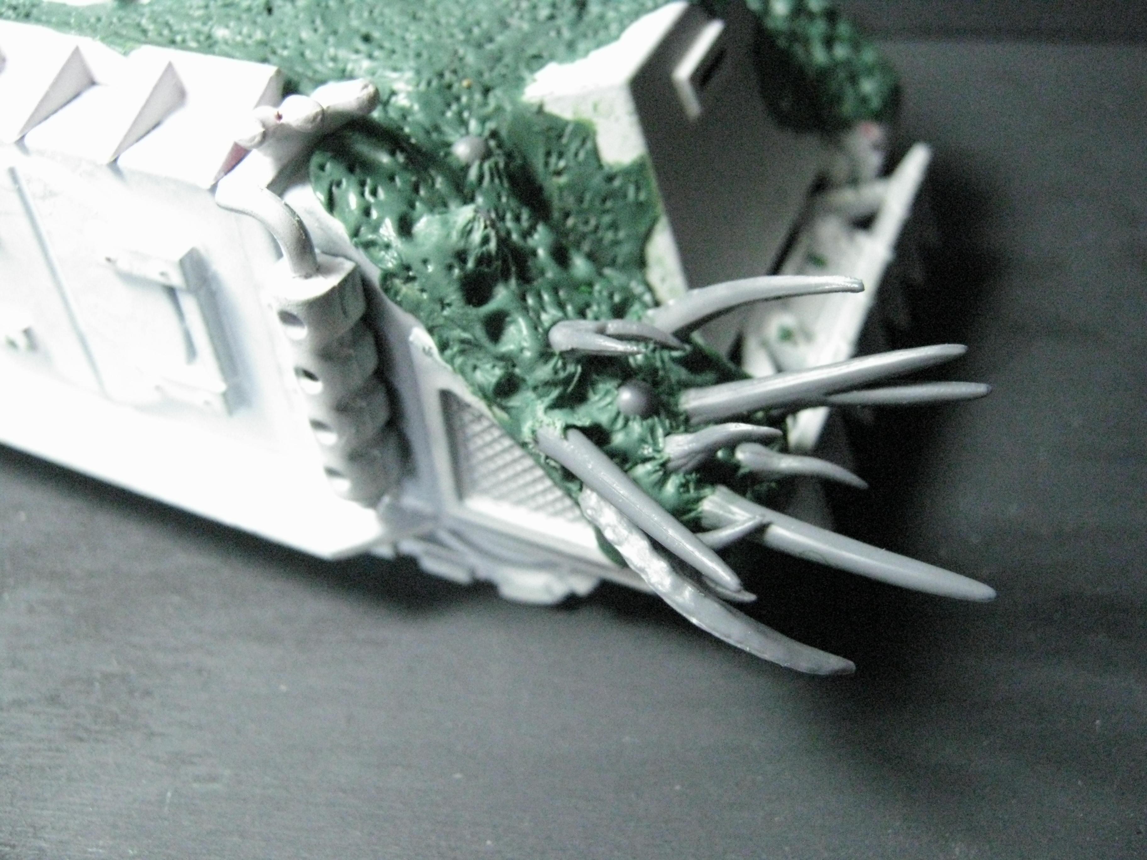 Chaos Rhino, Chaos Space Marines, Conversion, Death Guard, Greenstuff, Nurgle, Plague Marines, Warhammer 40,000