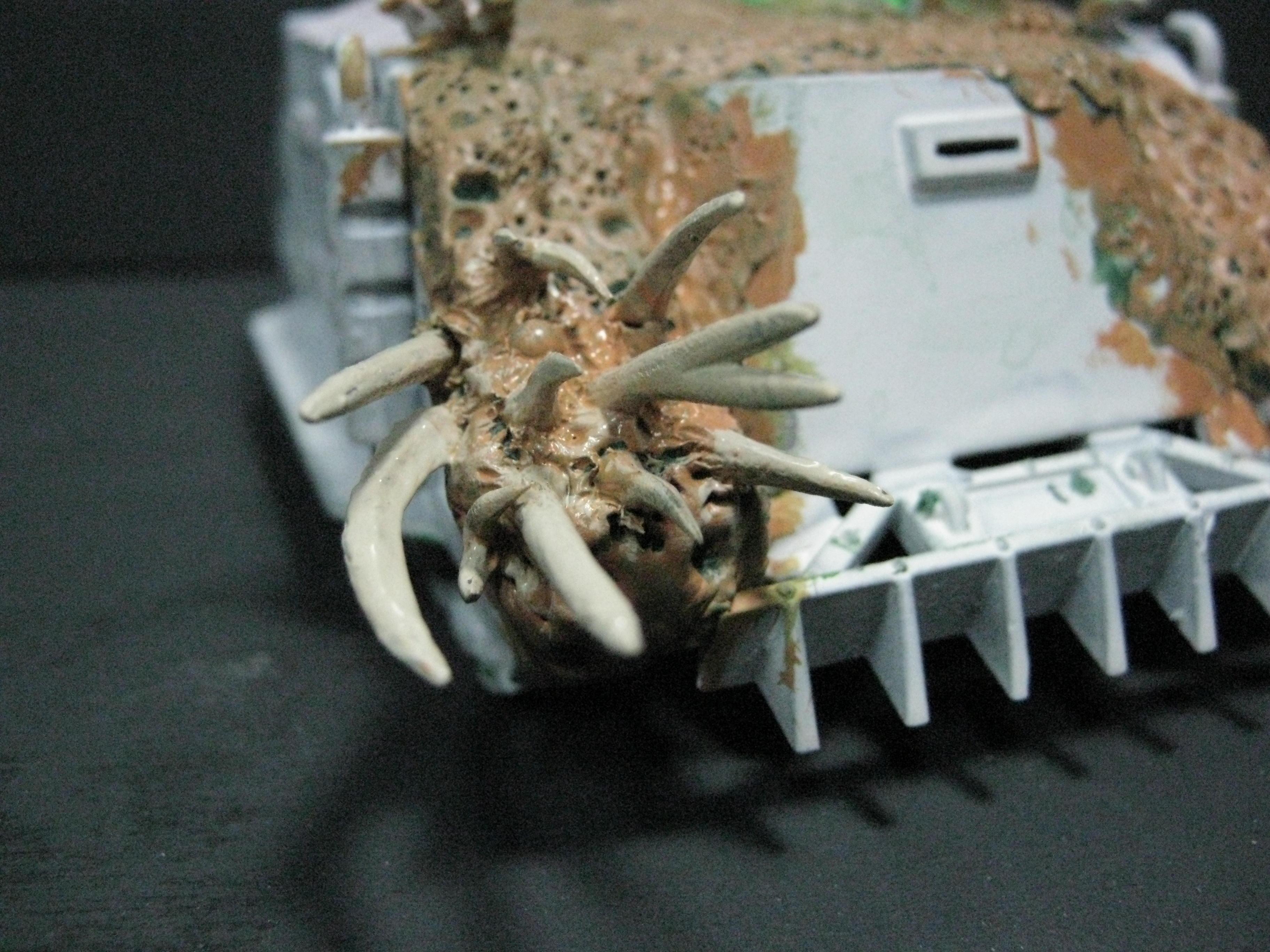 Chaos Rhino, Chaos Space Marines, Conversion, Death Guard, Greenstuff, Nurgle, Plague Marines, Warhammer 40,000