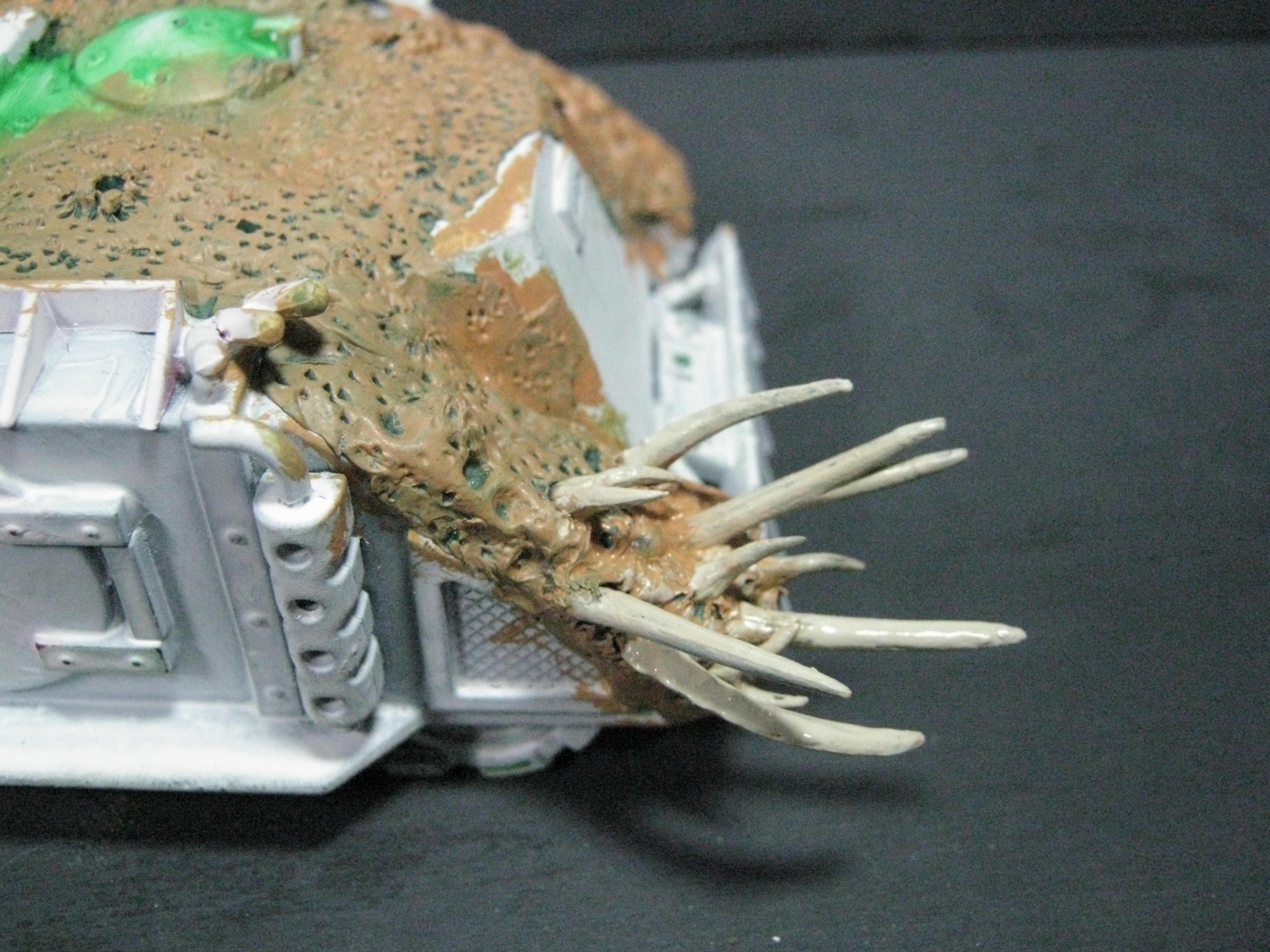 Chaos Rhino, Chaos Space Marines, Conversion, Death Guard, Greenstuff, Nurgle, Plague Marines, Warhammer 40,000