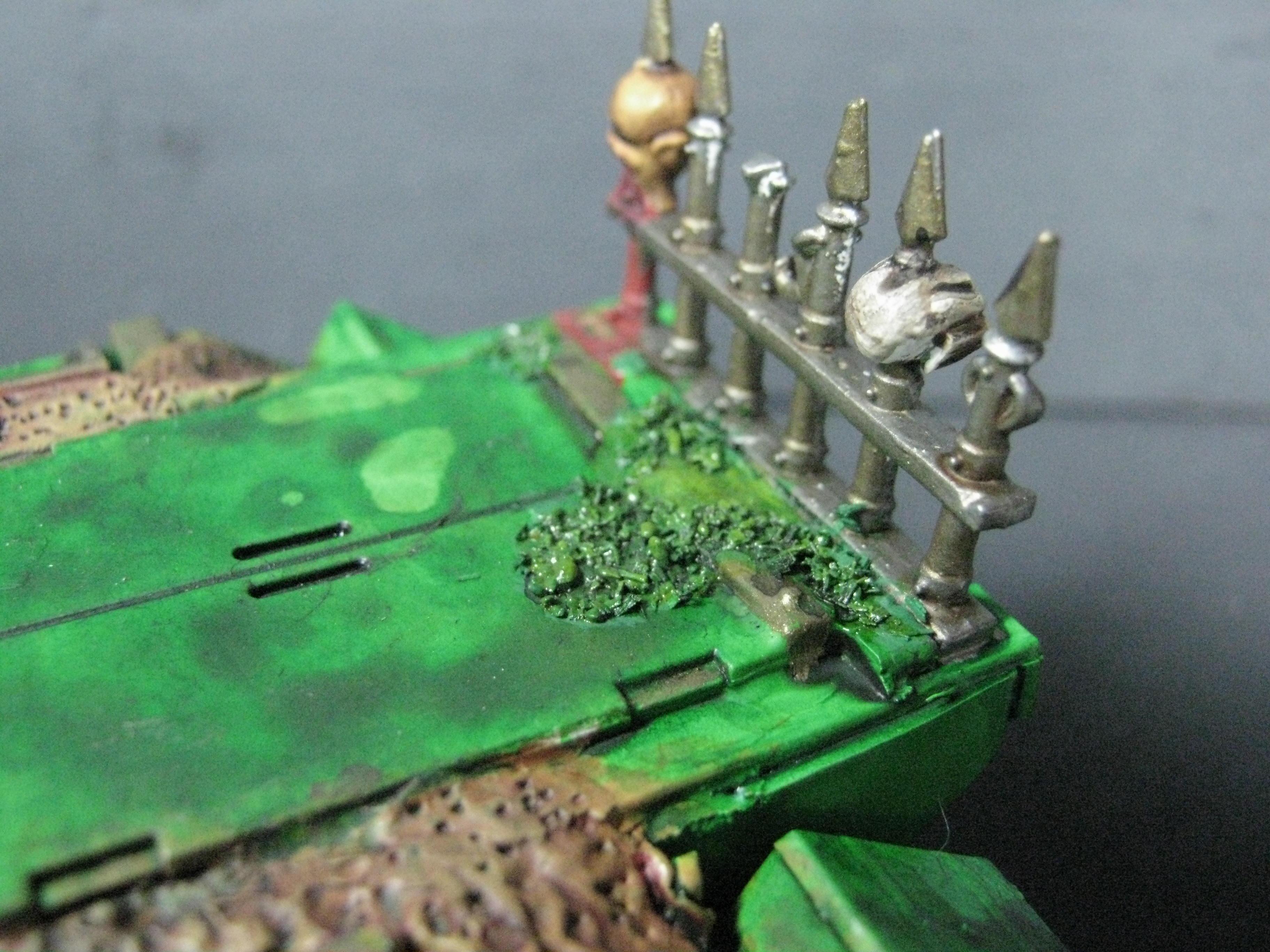 Chaos Rhino, Chaos Space Marines, Conversion, Death Guard, Greenstuff, Nurgle, Plague Marines, Warhammer 40,000