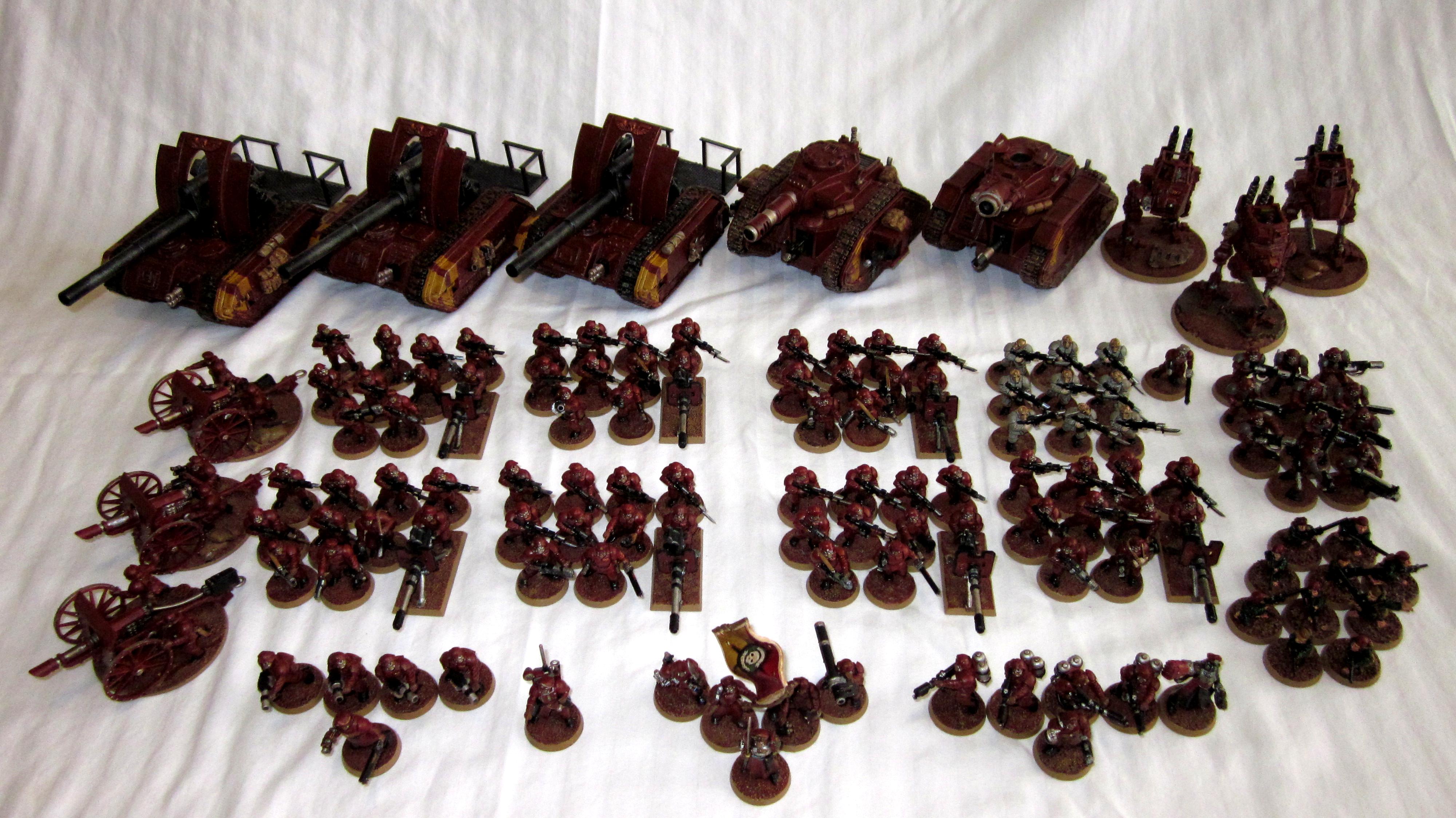 Army, Basilisk, Imperial Guard, Leman Russ, Melk, Pig Iron, Sentinel
