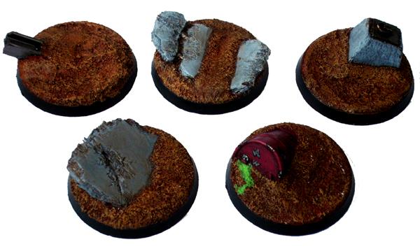 Apocalypse, Rasin Bases, Resin Bases, Rubble, Sc Fi, Science-fiction, Scratch Build  Terrain, Terrain, Warhammer 40,000