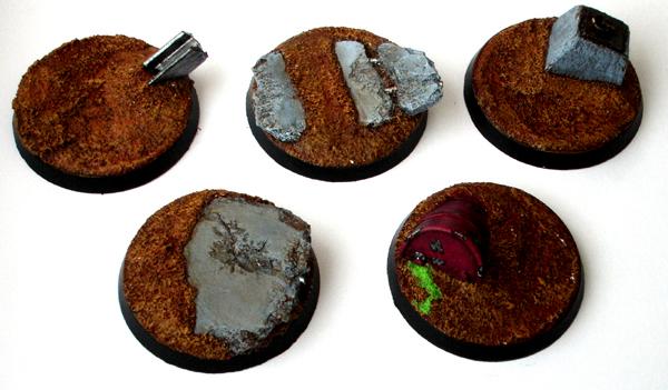 Apocalypse, Rasin Bases, Resin Bases, Rubble, Sc Fi, Science-fiction, Scratch Build  Terrain, Terrain, Warhammer 40,000