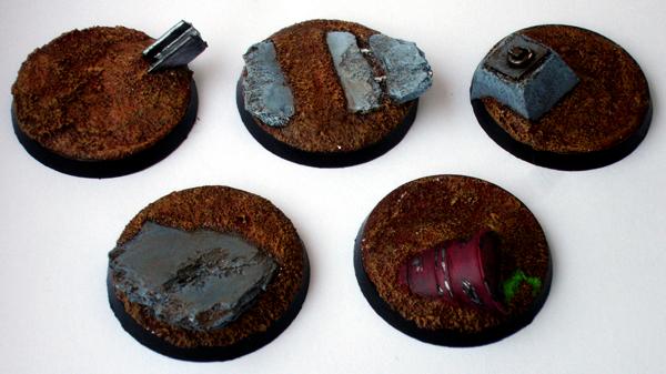 Apocalypse, Rasin Bases, Resin Bases, Rubble, Sc Fi, Science-fiction, Scratch Build  Terrain, Terrain, Warhammer 40,000