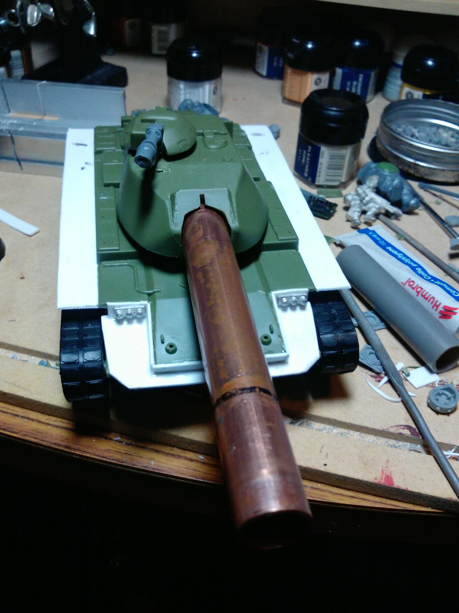 Conversion, Leman Russ, Plasticard, Scratch Build, Styrene, Tank, Vanquisher, Work In Progress