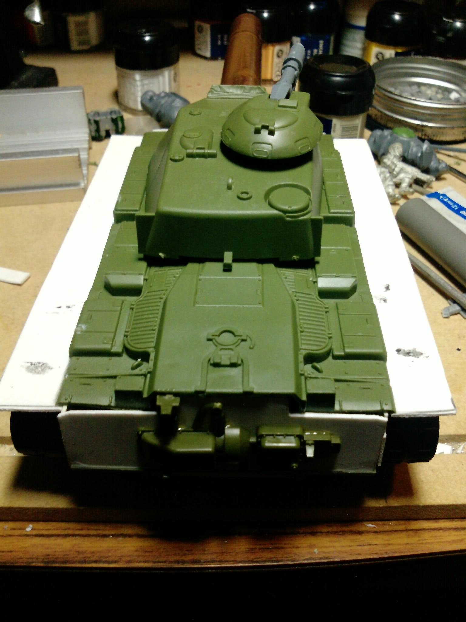 Conversion, Leman Russ, Plasticard, Scratch Build, Styrene, Tank, Vanquisher, Work In Progress