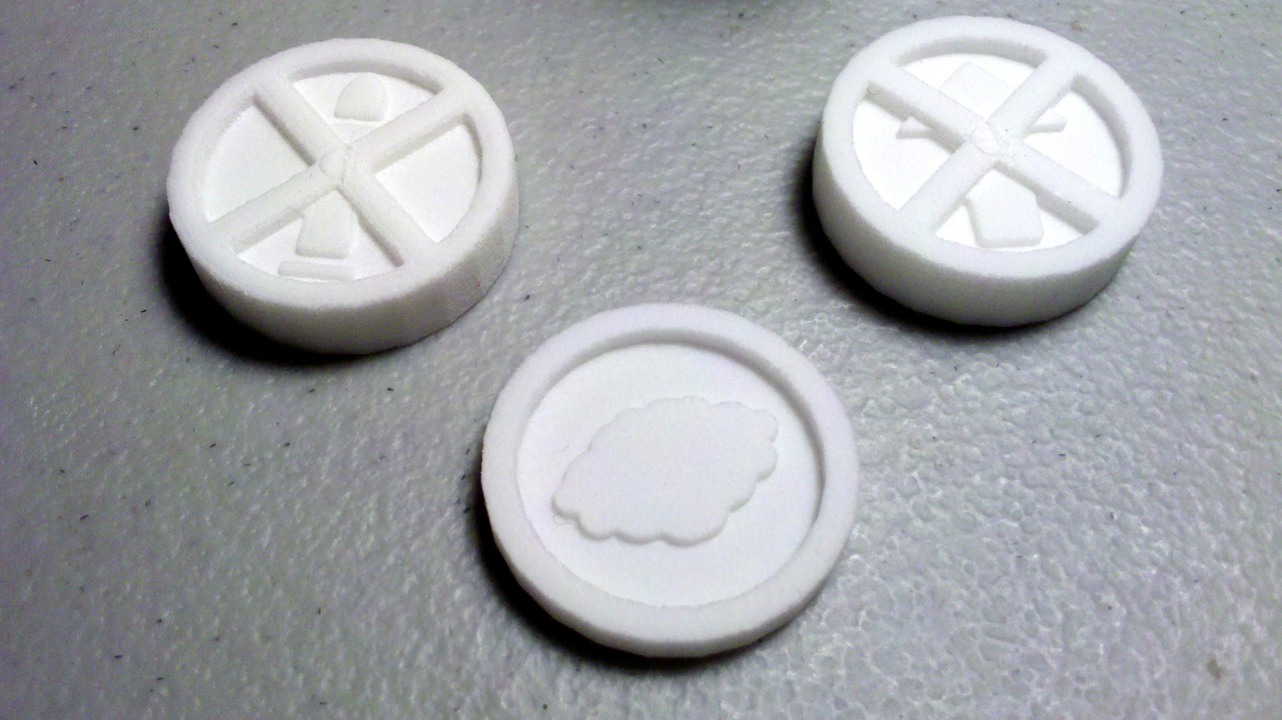 Damage Tokens, Shapeways, Vehicle