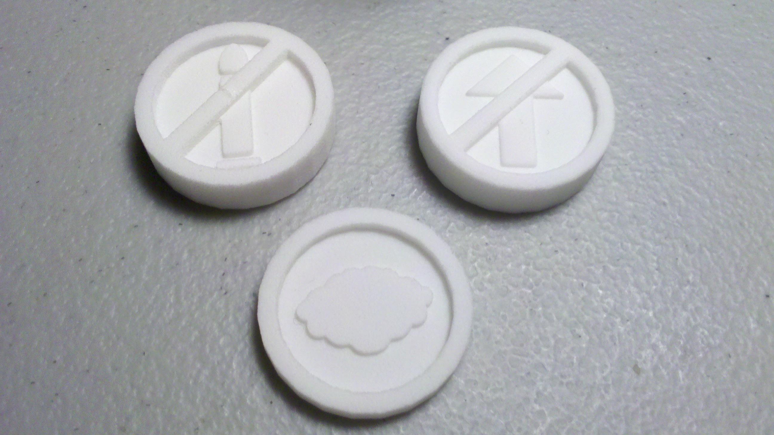 Damage Tokens, Shapeways, Vehicle