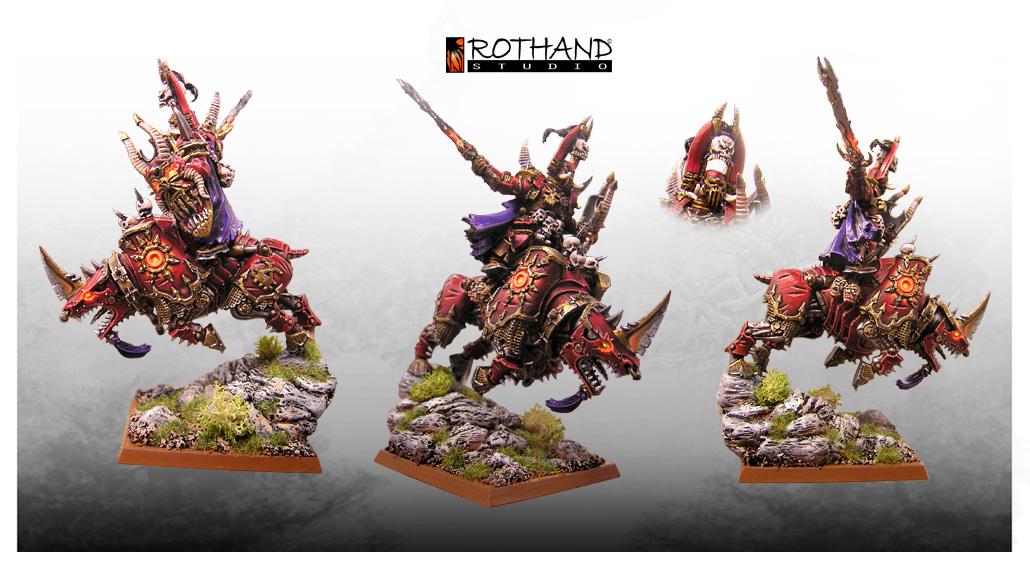 Chaos, Juggernaut, Khorne, Lord, Warriors