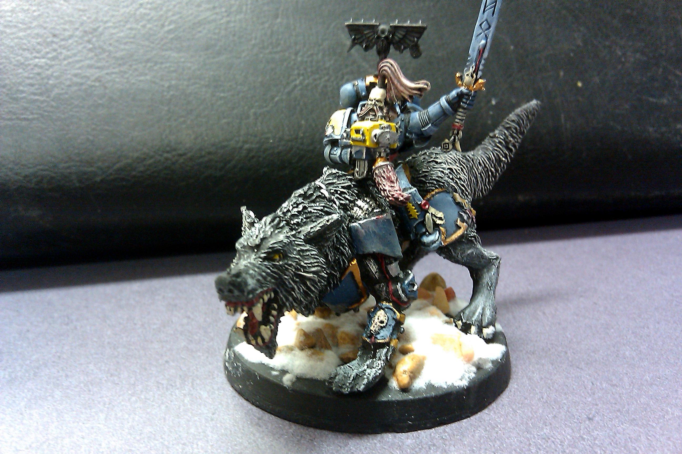 Cavalry, Space Wolves, Wolf Lord, Wolf Mount