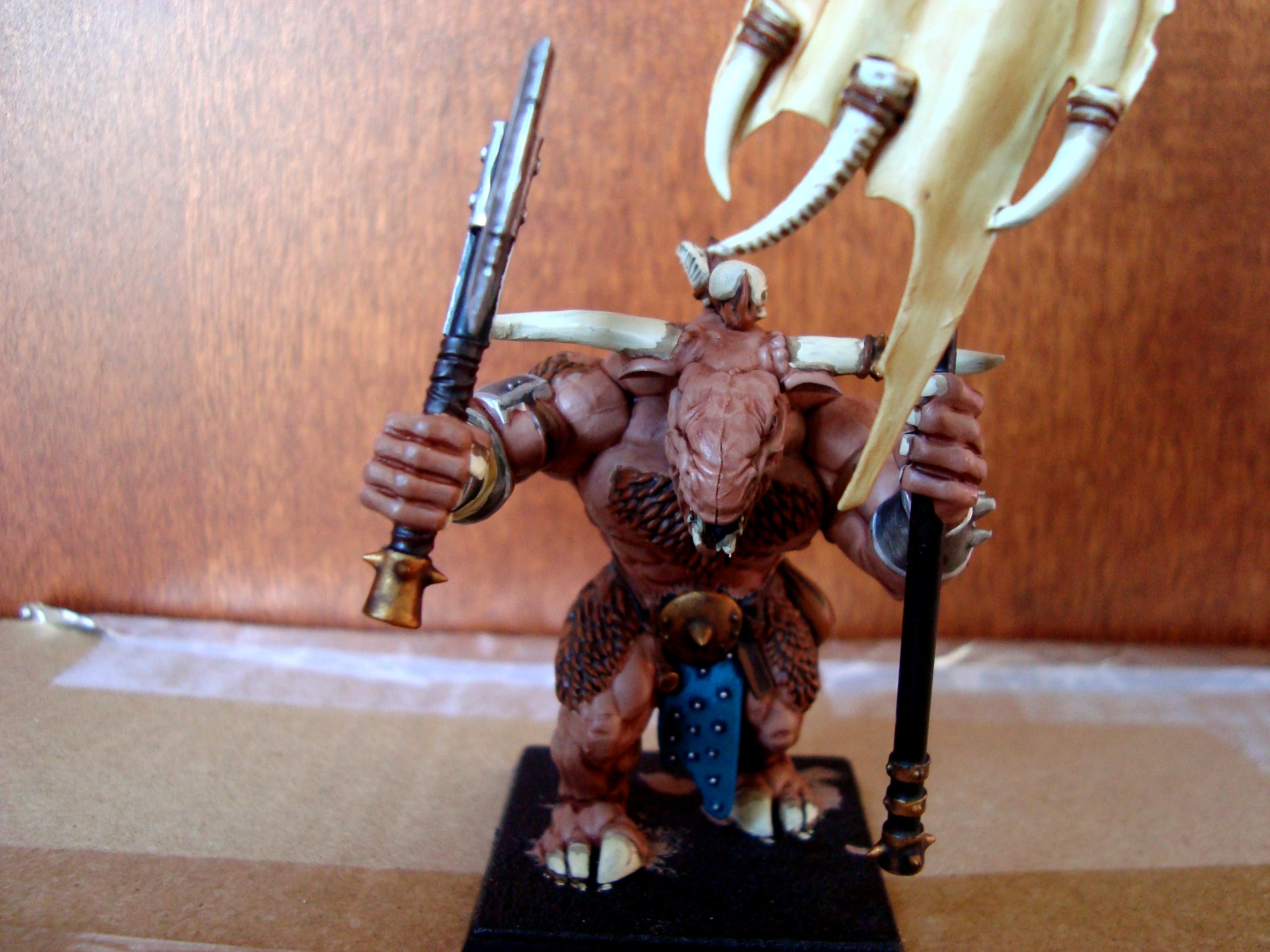 WIP Minotuar Standard Bearer