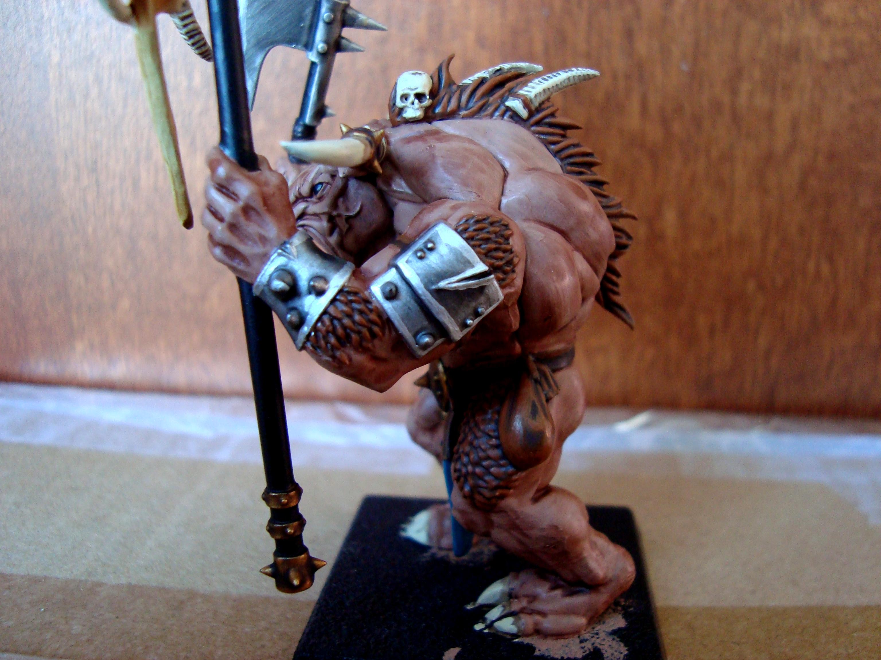 WIP Minotuar Standard Bearer