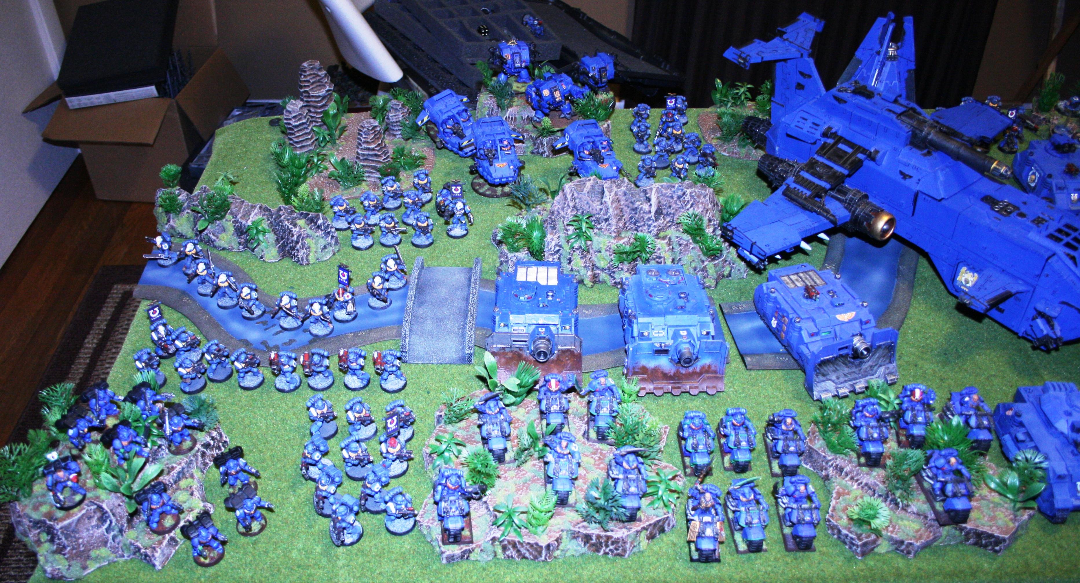Army, Gunship, Storm Raven, Ultramarines