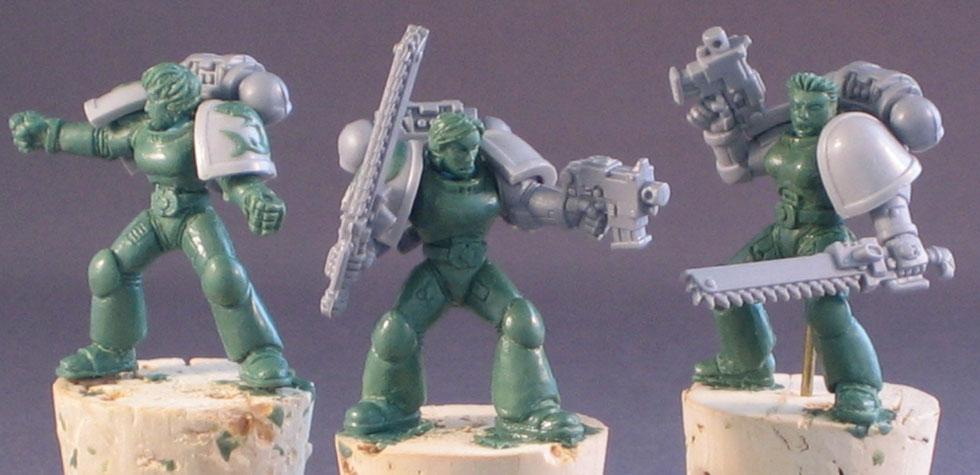 Greenstuff, Scratch Build, Sculpting, Space Marines