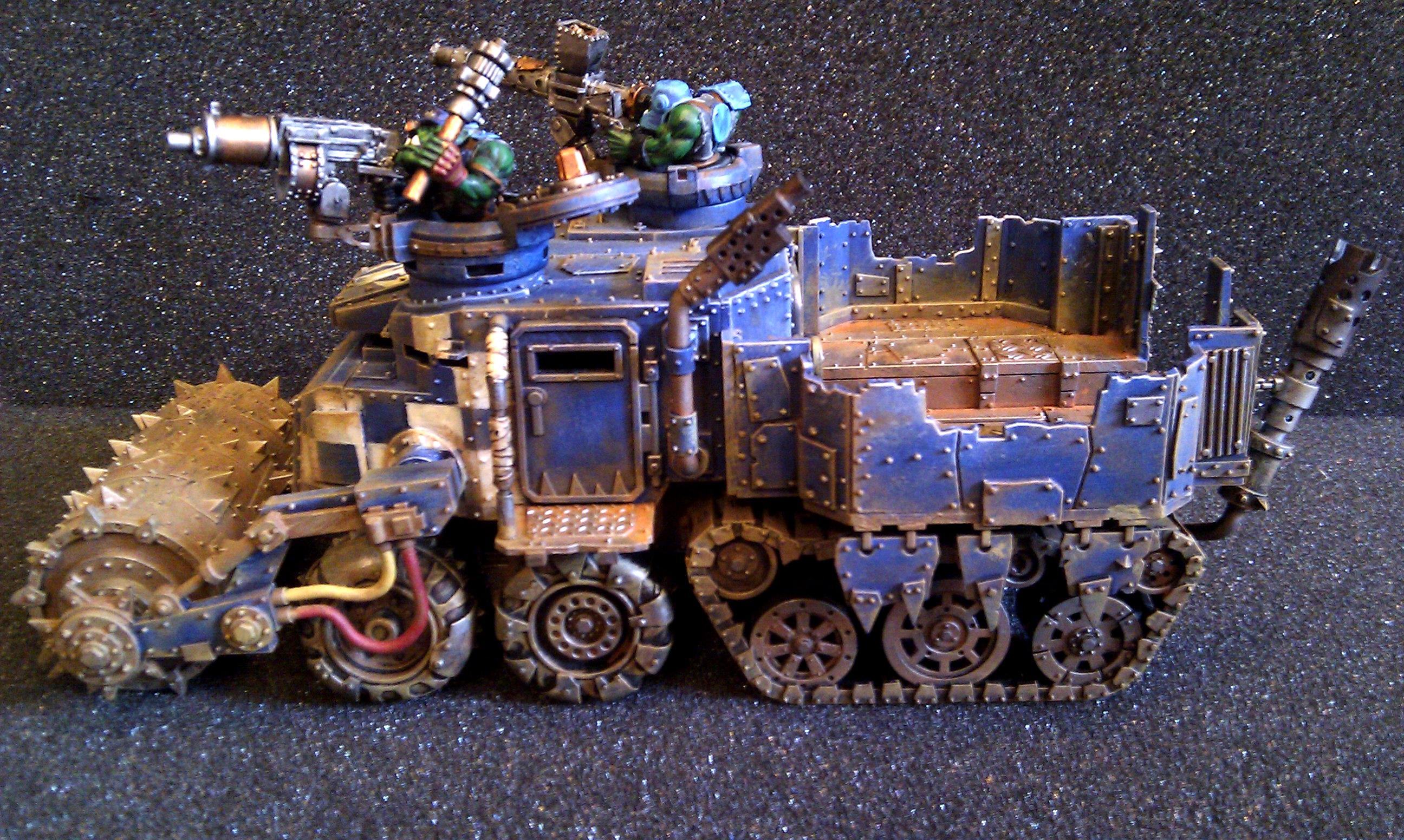 Battlewagon, Orks, Death Skulls Battlewagon