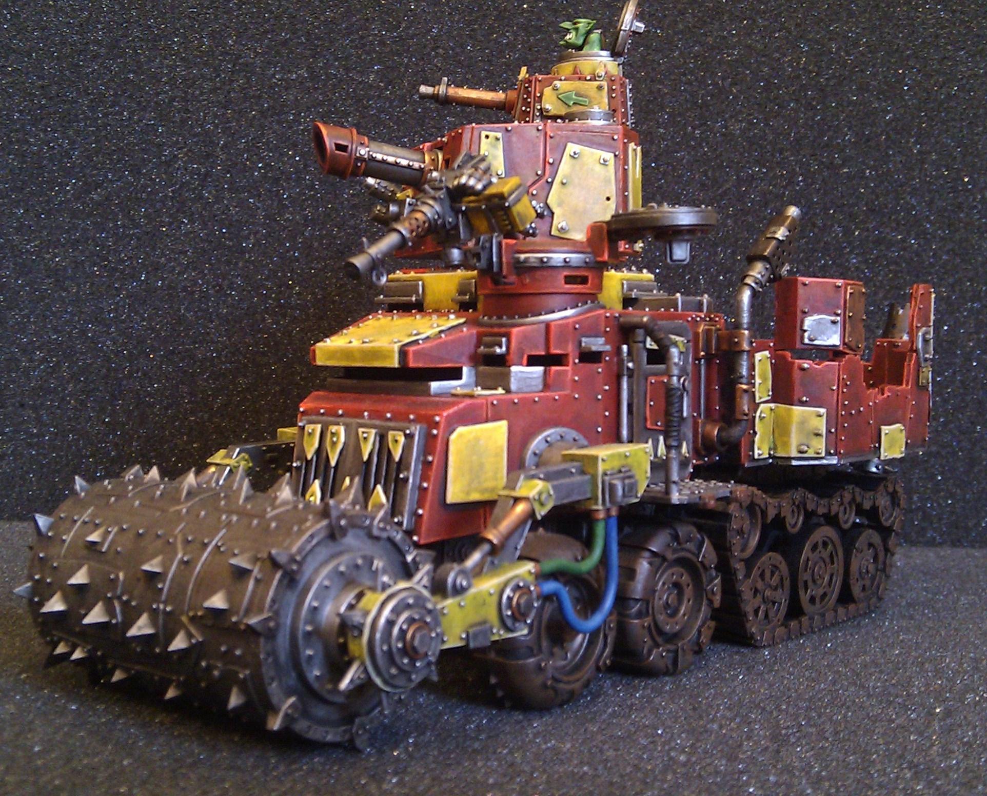 Battlewagon, Orks, Red