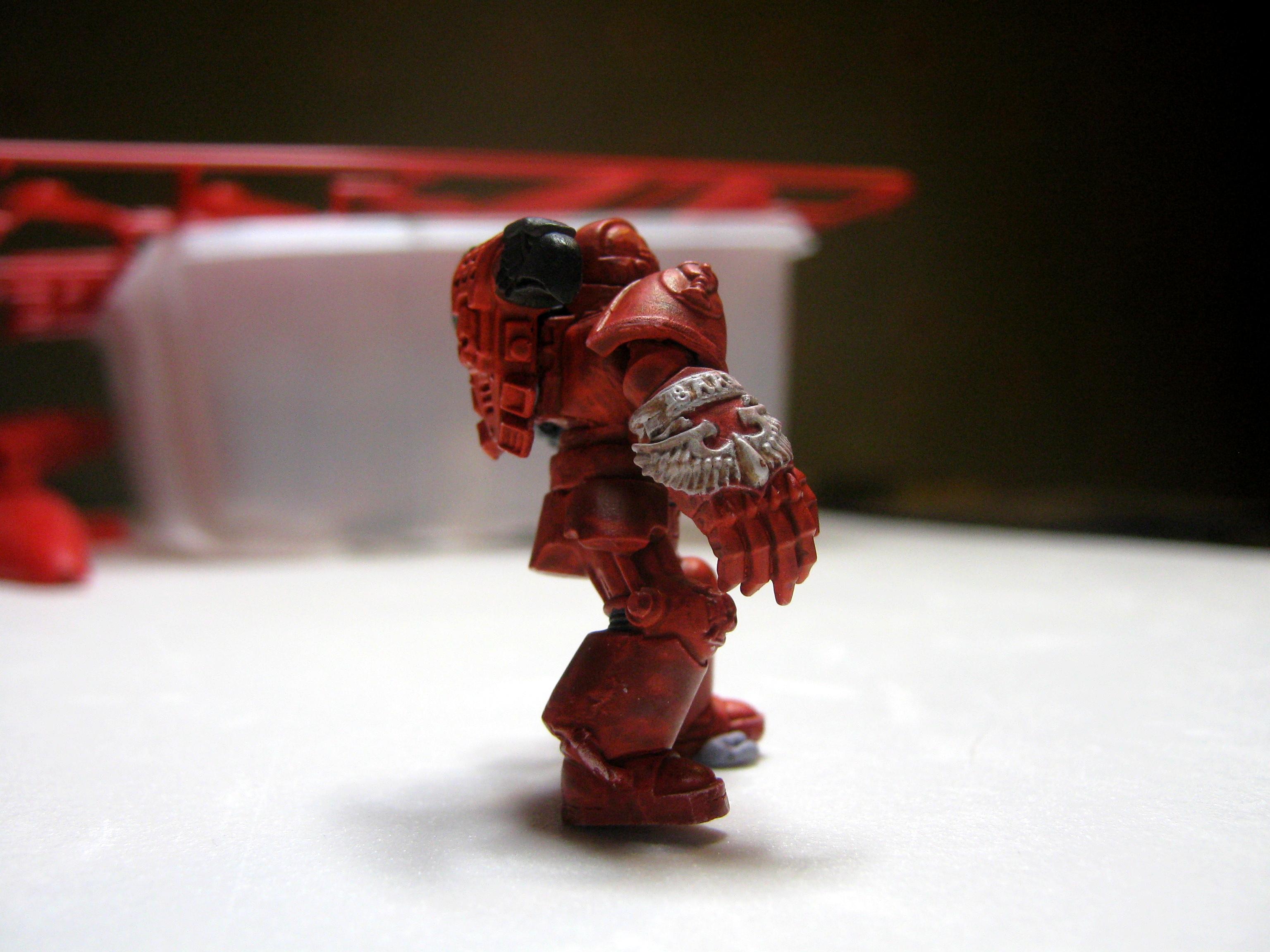 Blood Angel  Work In Progress Wip Marine Red