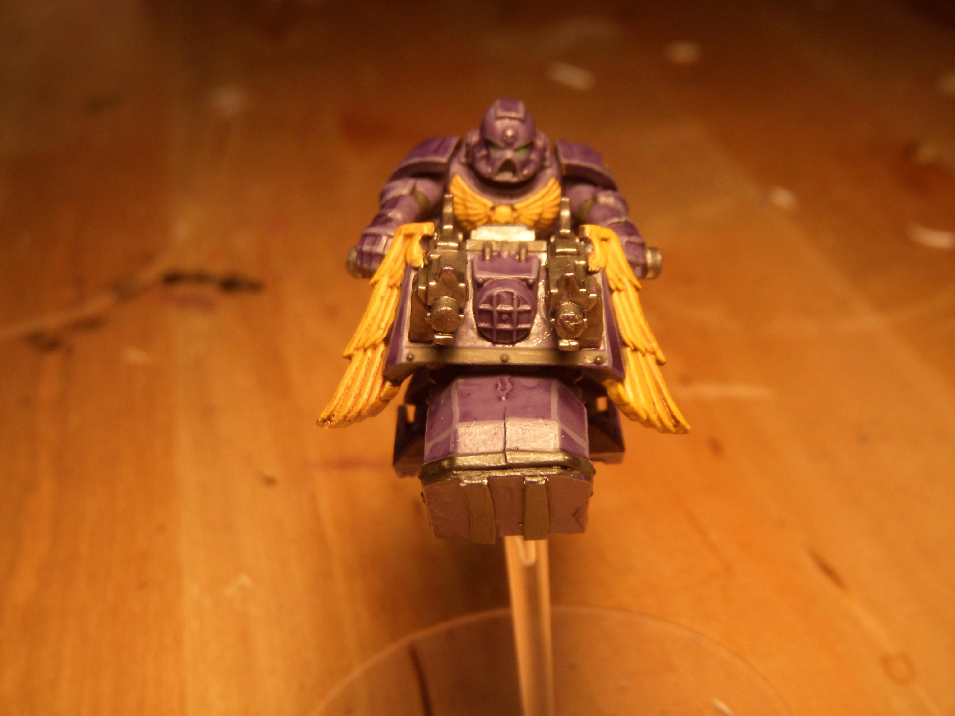 Attack Bike, Pre Heresy, Purple, Space Marines, Warhammer 40,000, Wash