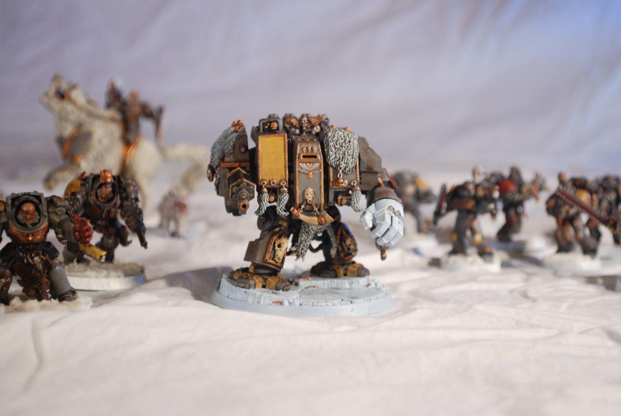 Dreadnought, Space Marines, Space Wolfs