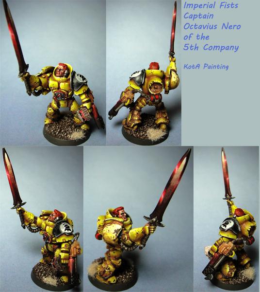 Fists, Imperial, Imperial Fists, Metal, Non-metallic, Non-Metallic Metal, Space, Space Marines