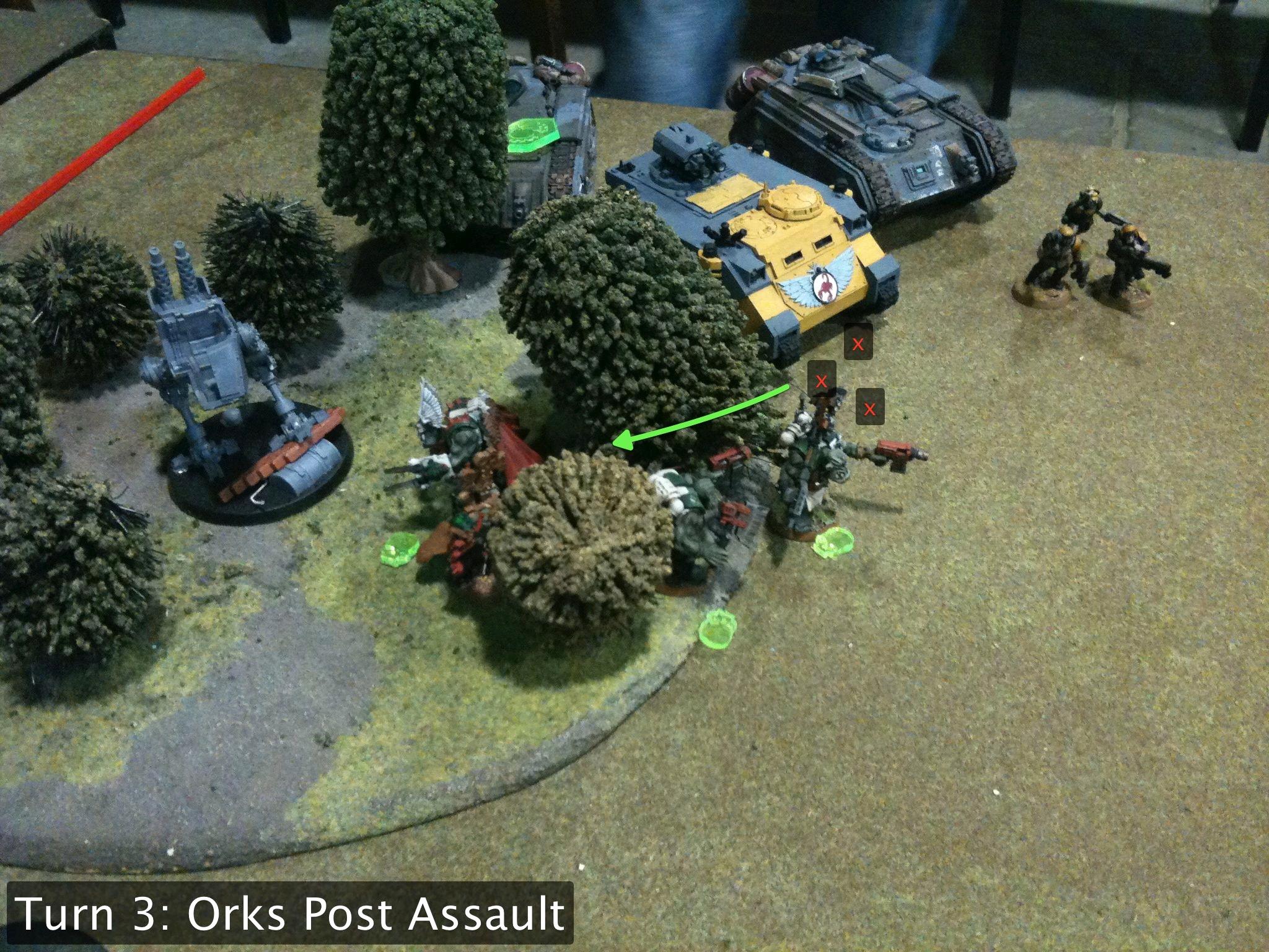 Battle Report, Da Dark Angelz, Imperial Guard, Orks