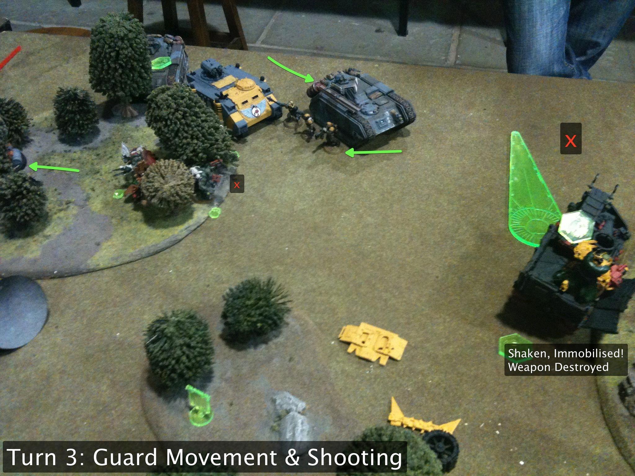 Battle Report, Da Dark Angelz, Imperial Guard, Orks
