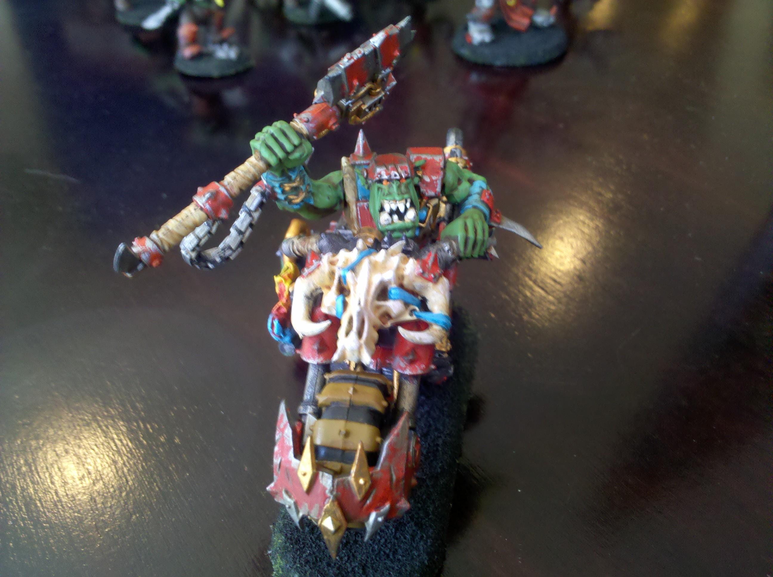 Front shot of Biker