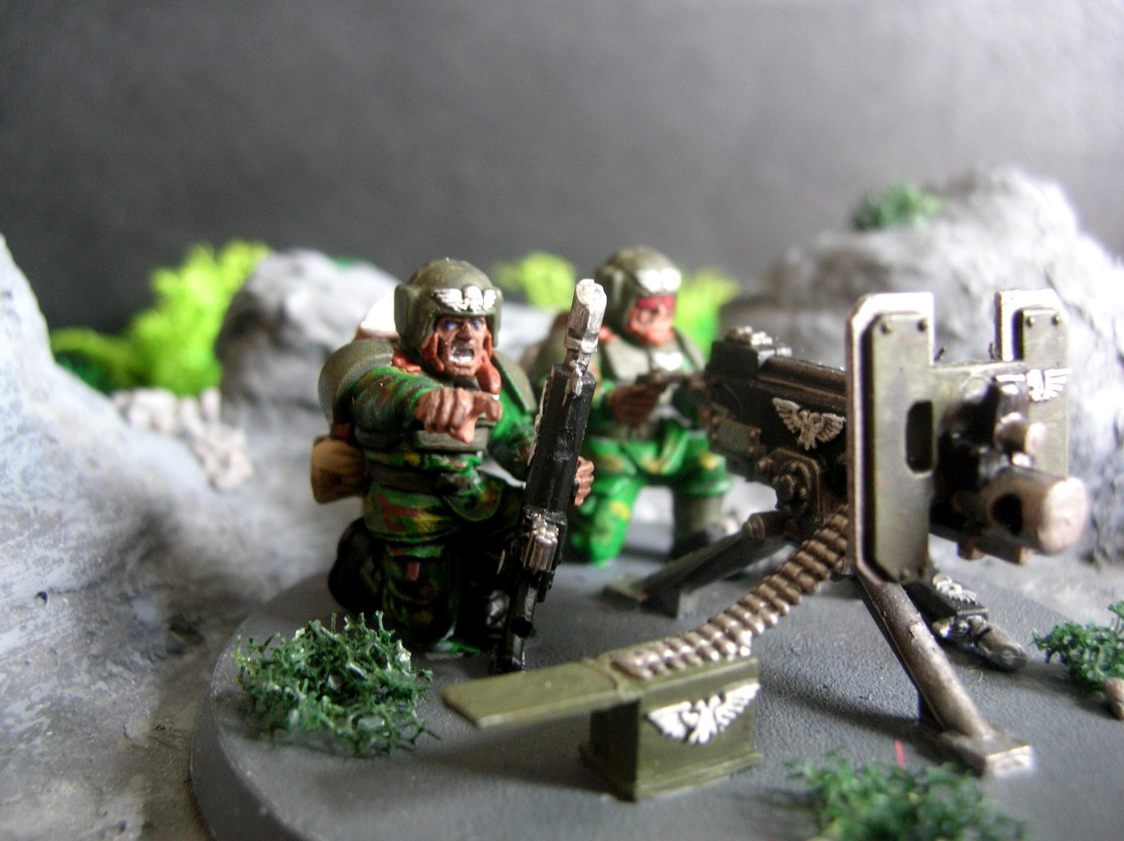 Cadian Shock Troopers, Heavy Bolter, Imperial Guard
